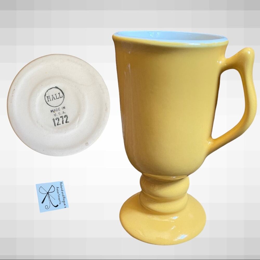 Hall 1272 Irish Coffee/Hot Cocoa Pedestal Mug
